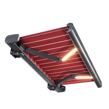 Motorized Folding Aluminum Arm Full Cassette Retractable Awning